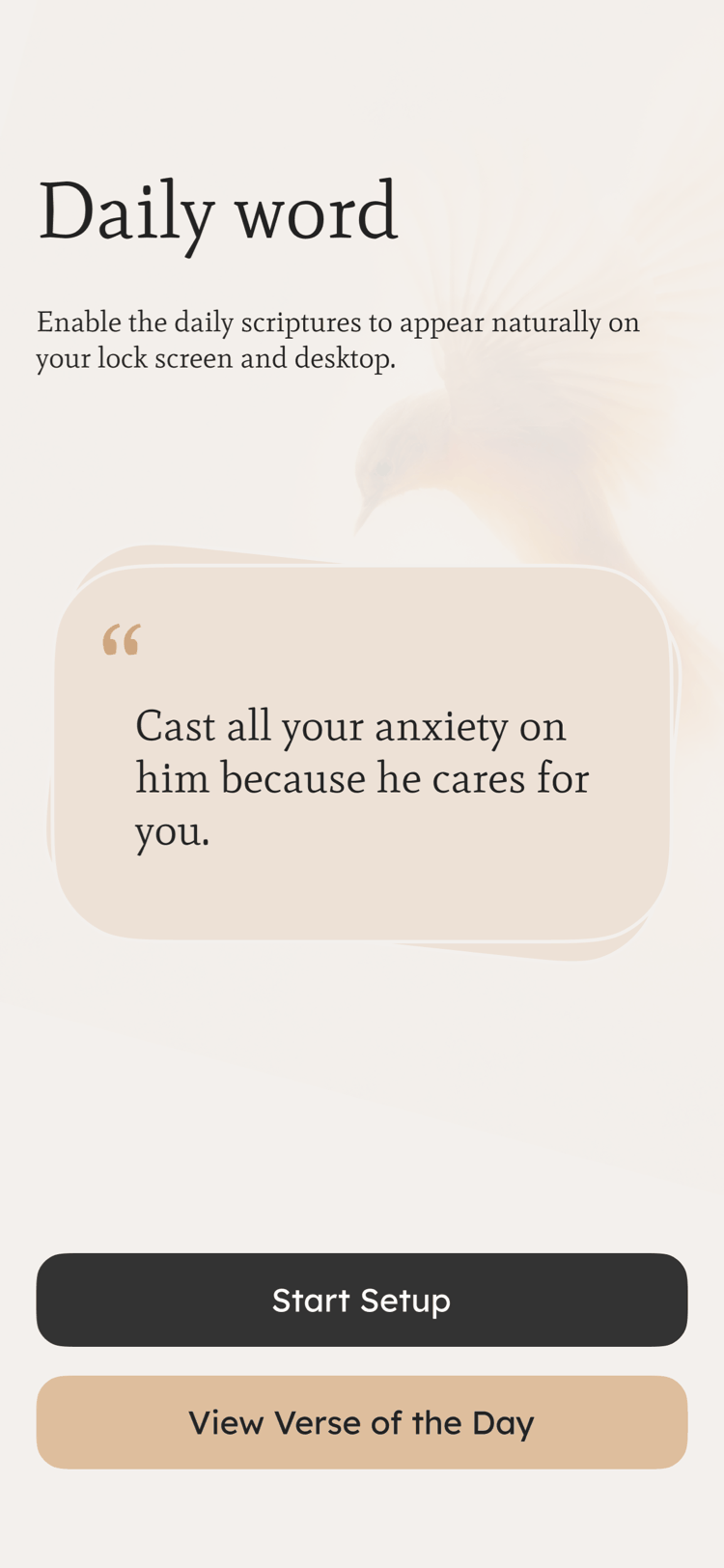 LightWord-Bible Verses Widget screenshot 1